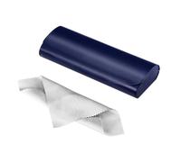 FINTIE Custodia Occhiali Rigida, Alluminio Porta Occhiali da vista, Portaocchiali con Panno Pulizia Occhiali per Donna Uomo