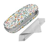 FINTIE Custodia Occhiali Rigida, Portatile Porta Occhiali da vista, Portaocchiali con Panno Pulizia Occhiali per Donna Uomo