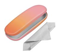 FINTIE Custodia Occhiali Rigida, Portatile Porta Occhiali da vista, Portaocchiali con Panno Pulizia Occhiali per Donna Uomo