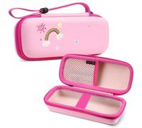 FINTIE Custodia per 3Doodler Start+ Essentials (2024/2023) Penna per Stampa 3D per Bambini, Organizer con Cinturino per Ricarica Filamento di Stampa e Caricabatterie USB (solo Custodia), (Rosa)