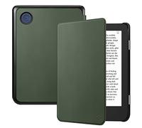 FINTIE Custodia per 6'' Kobo Clara Colour (2024) / Kobo Clara BW (2024) / 2E (2022) eReader, Sottile Leggero Cover Protettivo in Similpelle con Auto Sveglia/Sonno, Verde Alpino