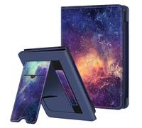 FINTIE Custodia per 6'' Kobo Clara Colour (2024) / Kobo Clara BW (2024) / 2E (2022) eReader - Stand Cover Protettiva Case con Card Slot e Hand Strap, Auto Sveglia/Sonno, Galaxy
