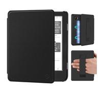 FINTIE Custodia per 6'' Kobo Clara Colour (2024) / Kobo Clara BW (2024) / Clara 2E (2022) eReader, Custodia Sottile e Leggera con Cinturino Auto Sveglia/Sonno, Nero