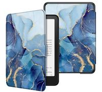 FINTIE Custodia per 7" Kindle Paperwhite (12ª Generazione, 2024) e Kindle Colorsoft (1ª Generazione, 2025/2024), Sottile Leggero Protettiva Cover con Auto Sveglia/Sonno, Ocean Marble