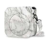 FINTIE Custodia per Fujifilm Instax Mini 9 / Mini 8 & 8+ & 8s Fotocamera Istantanea - Borsa Cover in Similpelle, Marble