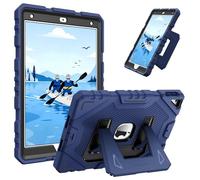 FINTIE Custodia per iPad 10.2 Pollici 9a / 8a / 7a Generazione (2021 2020 2019), Antiurto Robusta Case Protettiva Cover con Supporto Integrato, (Blu)