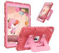 FINTIE Custodia per iPad 10.2 Pollici 9a / 8a / 7a Generazione (2021 2020 2019), Antiurto Robusta Case Protettiva Cover con Supporto Integrato, (Rosa/Pink)