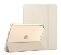 FINTIE Custodia per iPad 10.2 Pollici 9a / 8a / 7a Generazione (2021 2020 2019) con Built-in Pencil Holder - Sottile Leggero Semi-Trasparente Cover Case con Auto Sveglia/Sonno, Champagne Gold
