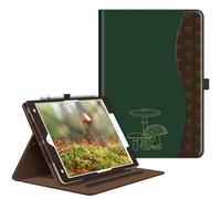 FINTIE Custodia per iPad 10.2 Pollici 9a / 8a / 7a Generazione (2021 2020 2019), [Multi-angli] Folio Pieghevole Cover Protettiva Case con Tasca, Auto Sveglia/Sonno, Funghi