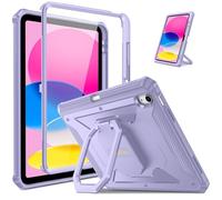 FINTIE Custodia per iPad (A16) 11ª/10ª Generazione (2025/2022) con Portapenne - [Tuatara Magic Ring] 360 Gradi di Girevole Stand Cover Antiurto Robusto Protettivo Case con Proteggi Schermo, Viola