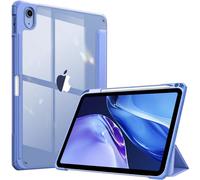 FINTIE Custodia per iPad (A16) 11ª Gen 11" (2025)/iPad 10ª Gen 10.9" (2022) con Portapenne - Sottile Leggero Trasparente Cover Posteriore con Bordo in TPU Morbido Auto Sveglia/Sonno, (Ultra Blu)