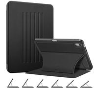 FINTIE Custodia per iPad (A16) 11ª Generazione 11" (2025)/iPad 10ª Gen 10.9" (2022) con Portapenne, [6 Angoli] Antiurto Robusto Protettiva Case con Retro in Morbido TPU, Auto Sveglia/Sonno, Nero