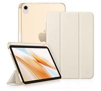 FINTIE Custodia per iPad Mini 7ª Generazione 2024 (A17 Pro) / Mini 6ª Generazione 2021 8,3" con Pencil Holder, Sottile Leggero Case Posteriore Opaca Traslucida Cover con Auto Sveglia/Sonno, Gold