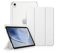 FINTIE Custodia per iPad Mini 7ª Generazione 2024 (A17 Pro) / Mini 6ª Generazione 2021 8,3" con Pencil Holder, Sottile Leggero Case Posteriore Opaca Traslucida Cover con Auto Sveglia/Sonno, Argento