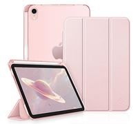 FINTIE Custodia per iPad Mini 7ª Generazione 2024 (A17 Pro) / Mini 6ª Generazione 2021 8,3" con Pencil Holder, Sottile Leggero Case Posteriore Opaca Traslucida Cover con Auto Sveglia/Sonno, Oro Rosa