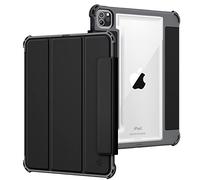 FINTIE Custodia per iPad Pro 11" 2022/2021/2020/2018 (4ª/3ª/2ª/1ª Generazione) con Pencil Holder - Militare Caduta Test Robusto Case Protettivo Cover con Auto Sonno/Sveglia, Nero