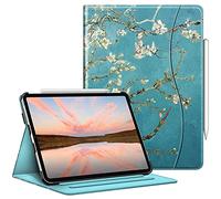FINTIE Custodia per iPad Pro 11" 2022/2021(4ª/3ª Generazione), Multi-angli Slim Fit Folio Cover Case con Pocket e Auto Svegliati/Sonno per iPad Pro 11" 2020/2018, Blossom