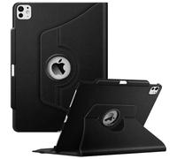 FINTIE Custodia per iPad Pro 13 Pollici (M5 2025 / M4 2024) con Portapenna - Girevole 360 Gradi di Rotazione Cover Protettiva Case con Auto Sveglia/Sonno, Nero