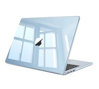 Fintie Custodia per MacBook Air 13,6 pollici A3240 A3113 A2681 (2022 2023 2024 2025 Release) - Cover protettiva rigida a scatto per MacBook Air 13 pollici M2 M3 M4 Chip (blu cielo)
