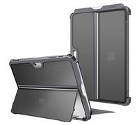 FINTIE Custodia per Microsoft Surface Go 4/3/2/1 (2023 2021 2020 2018) 10 Pollici Tablet, Antiurto Case Cover con Porta Penna e Rigida Kickstand Case, Compatibile con Type Cover Keyboard, Grigio