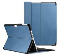 FINTIE Custodia per Microsoft Surface Pro 11/10 (2024) / Pro 9 (2022) 13 Pollici - Multi-angli Hard Shell Business Cover, Compatibile con Tastiera Type Cover, Blu foschia