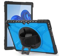 FINTIE Custodia per Microsoft Surface Pro 11/10/9 (2024/2022) 13 Pollici, Cover Antiurto e Robusta Protettiva con Supporto Girevole a 360° e Cinghia a Mano, Blu