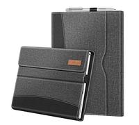 FINTIE Custodia per Microsoft Surface Pro 7+/7/6/5/4/3 12.3 Pollici | [Multi-angli] Portfolio Business Cover con Tasca, Compatibile con Tastiera Type, Grey