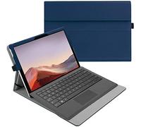 FINTIE Custodia per Microsoft Surface Pro 7+/ Pro 7/ Pro 6/ Pro 5/ Pro 4/ Pro 3 12,3 Pollici, [Multi-angli] Slim Fit Folio Case Cover, Compatibile con Type Cover Keyboard, Blu