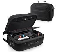 FINTIE Custodia per Nintendo Switch 2 (2025), Custodia Rigida Protettiva da Viaggio con 23 Slot per Schede di Gioco e 2 Slot per Schede Micro SD, per Console, Dock, Controller, Nero