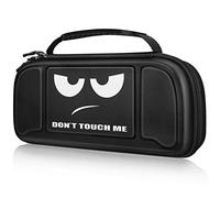 Fintie Custodia per Nintendo Switch Hori Split Pad Pro Controller, [Antiurto] Portatile di Borsa Protettiva con 30 Titolari per Schede di Gioco & Tasca Interna, Don't Touch