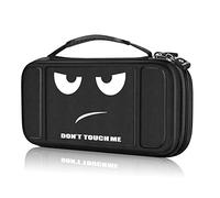 FINTIE Custodia per Nintendo Switch Lite 2019 - [Antiurto] Protettiva Borsa con 15 Titolari Schede di Gioco/2 Slot Micro SD, Tasca Interna per Switch Lite Console 2019 & Accessori, Don't Touch