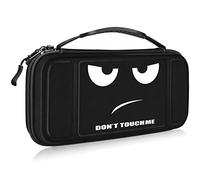 Fintie Custodia per Nintendo Switch Modello OLED 7.0" / Switch 6.2" - [Antiurto] Portatile di Borsa con 10 Titolari Schede di Gioco & Tasca Interna per Console & Accessori, Don't Touch