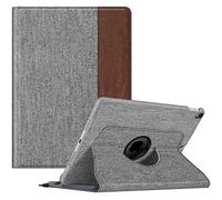 FINTIE Custodia per Nuovo iPad Air 10,5" (3ª Gen) 2019 / iPad PRO 10,5" 2017 con Pencil Holder - Girevole 360 Gradi di Rotazione Cover Protettiva Case con Auto Sveglia/Sonno, Denim Gray