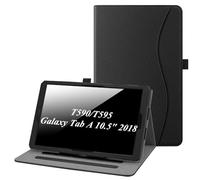 FINTIE Custodia per Samsung Galaxy Tab A 10.5 2018 Modello SM-T590/T595, [Multi-Angli] Stand Protettivo Cover con Auto Sonno/Sveglia Funzione, Nero