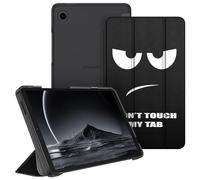 FINTIE Custodia per Samsung Galaxy Tab A11 8.7 Pollici 2025 / Tab A9 8.7" 2023, Sottile Leggero Case Posteriore Opaca Traslucida Cover, Don't Touch