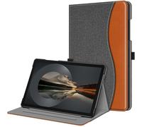 FINTIE Custodia per Samsung Galaxy Tab A11+ Plus 11" 2025 / Tab A9+ Plus 11 Pollici 2023, [Multi-angli] Slim Fit Stand Cover Case con Tasca, Grigio/Marrone