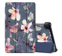FINTIE Custodia per Samsung Galaxy Tab A7 Lite 8.7'' 2021 SM-T225/T220 - Ultra Sottile Leggero Cover Protettiva Case per Samsung Galaxy Tab A7 Lite 8.7 Pollici, Blooming Hibiscus