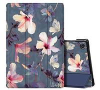 FINTIE Custodia per Samsung Galaxy Tab A8 10.5'' 2021 - Ultra Sottile Leggero Cover Protettiva Case con Auto Sveglia/Sonno per Tab A8 10.5 Pollici SM-X200/X205 Tablet, Blooming Hibiscus