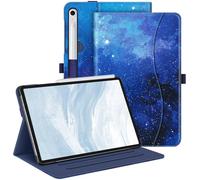 FINTIE Custodia per Samsung Galaxy Tab S9 FE 10.9 Pollici/Tab S9 11 Pollici 2023 - Multi-angli Protettiva Case con Tasca Auto Sveglia/Sonno, Starry Sky