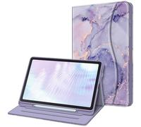 FINTIE Custodia per Samsung Galaxy Tab S6 Lite 10.4'' 2024/2022/2020 (SM-P620/P625/P613/P619/P610/P615) con S Pen Holder - [SlimShell] Multi-angli Leggero Morbida TPU Cover Case, Lilla