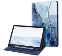 FINTIE Custodia per Samsung Galaxy Tab S6 Lite 10.4'' 2024/2022/2020 (SM-P620/P625/P613/P619/P610/P615) con S Pen Holder - [SlimShell] Multi-angli Leggero Morbida TPU Cover Case, Ocean