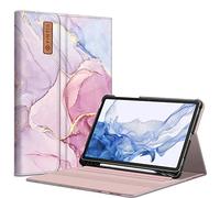 FINTIE Custodia per Samsung Galaxy Tab S8/Tab S7 da 11" (modello SM-X700/X706/T870/T875/T878) con supporto S Pen integrato, portafoglio ad angolo multiplo, custodia business con tasca Auto Sleep/Wake,