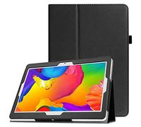 FINTIE Custodia per YOTOPT 10.1, Folio Case Cover con Funzione Stand per SUMTAB, JUSYEA, YESTEL,TOSCIDO K108/X109 /X104, Dragon Touch Max10, BEISTA 10.1 Pollici Tablet, Nero