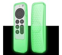 Fintie Custodia protettiva 2 in 1 per Apple TV Siri Remote e AirTag 2021 2022, leggera, antiscivolo, antiurto, per telecomando Apple TV 4K/HD Siri (2a generazione/3a generazione), verde brillante