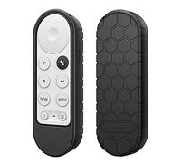 Fintie Custodia protettiva per Chromecast con telecomando vocale Google TV 2020 - CaseBot leggera (antiscivolo) antiurto in silicone per telecomando Chromecast 2020, nero
