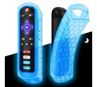Fintie Custodia protettiva per Roku Steaming Stick 3600R, TCL Roku TV RC280 RC282 Remote - CaseBot (serie Miele Pettine), leggera (antiscivolo), in silicone antiurto, colore: azzurro cielo