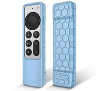 FINTIE Custodia Protettiva Telecomando Compatibile con Apple TV 4K / HD Siri Remote (3a / 2a Generazione) 2022 2021 - Cover in Silicone Antiurto Antiscivolo Leggera, (Cielo Blu)