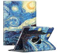Fintie Custodia rotante per iPad 9a generazione (2021) / 8a generazione (2020) / 7a generazione (2019) 10,2 pollici - 360 gradi rotazione stand cover con portapenne, auto wake sleep, blu notte