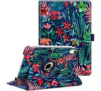 Fintie Custodia rotante per iPad Mini 7 (A17 Pro, 7a generazione) 2024 / iPad Mini 6 (6a generazione) da 8,3 pollici, supporto girevole a 360 gradi, copertura posteriore protettiva, accensione e