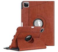 Fintie Custodia rotante per iPad Pro 11" (4a/3a gen.) 2022/2021, girevole a 360 gradi, con supporto per matite, sleep/wake automatici, adatta anche per iPad Pro 11" 2a/1a gen., marrone vintage